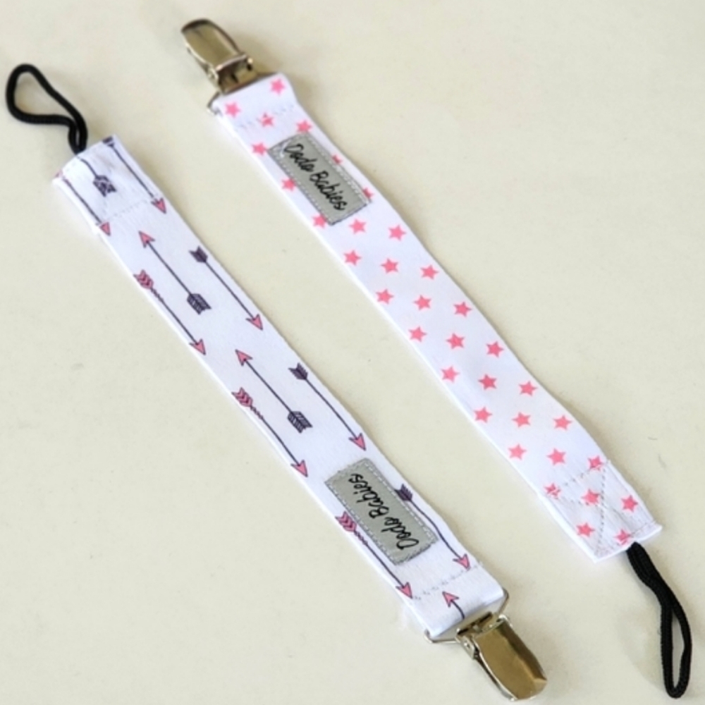 👼🏻 Dodo Babies Pacifier Clip Set
